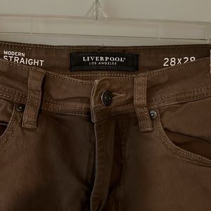 Liverpool Los Angeles Pant Modern Straight Leg Jeans Men’s 28 x 28
